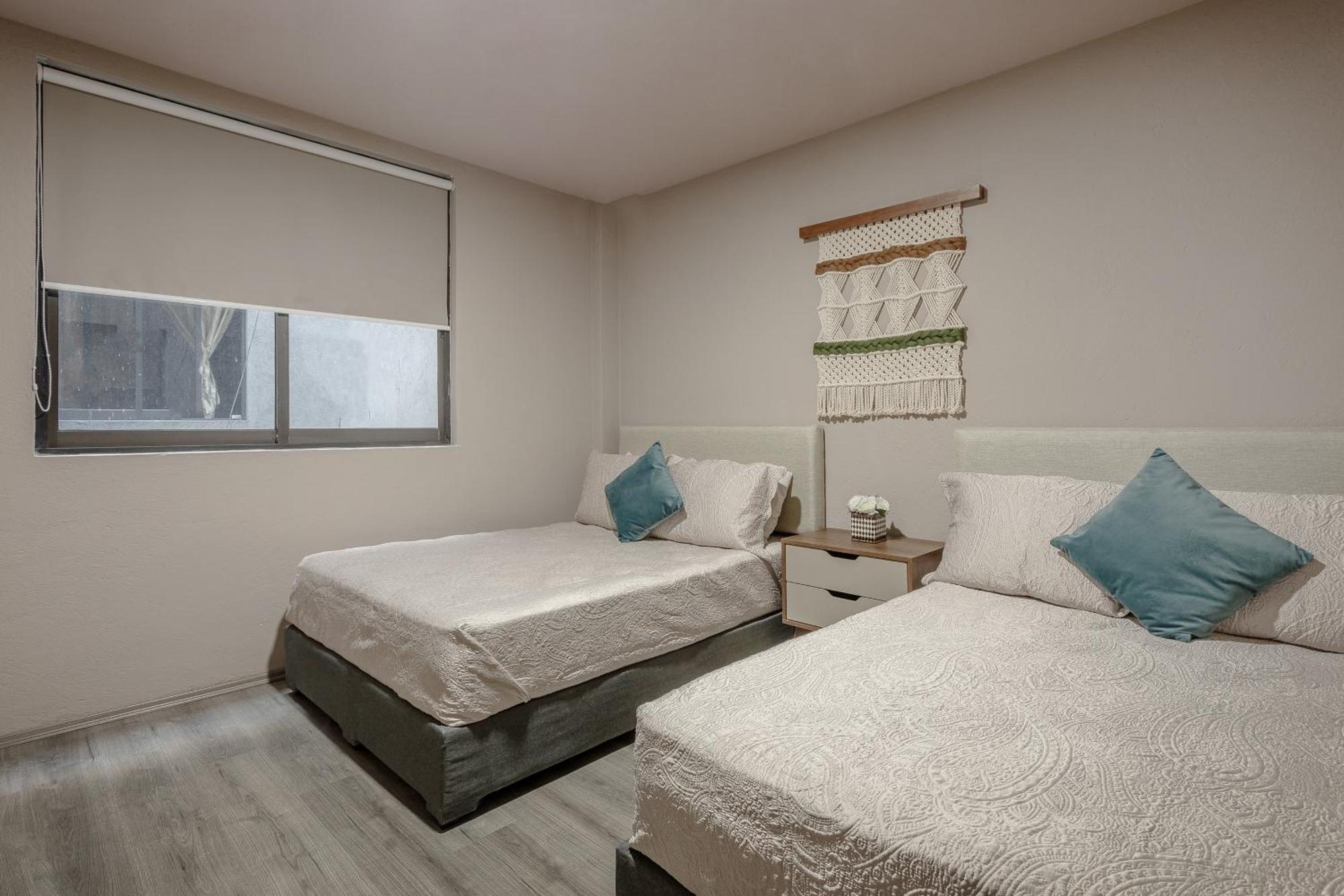 Roma Norte Escape - 2Br-Fast Wifi Elevator Laundry Mexico City Luaran gambar