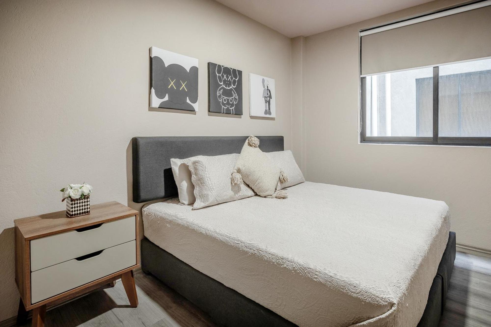 Roma Norte Escape - 2Br-Fast Wifi Elevator Laundry Mexico City Luaran gambar